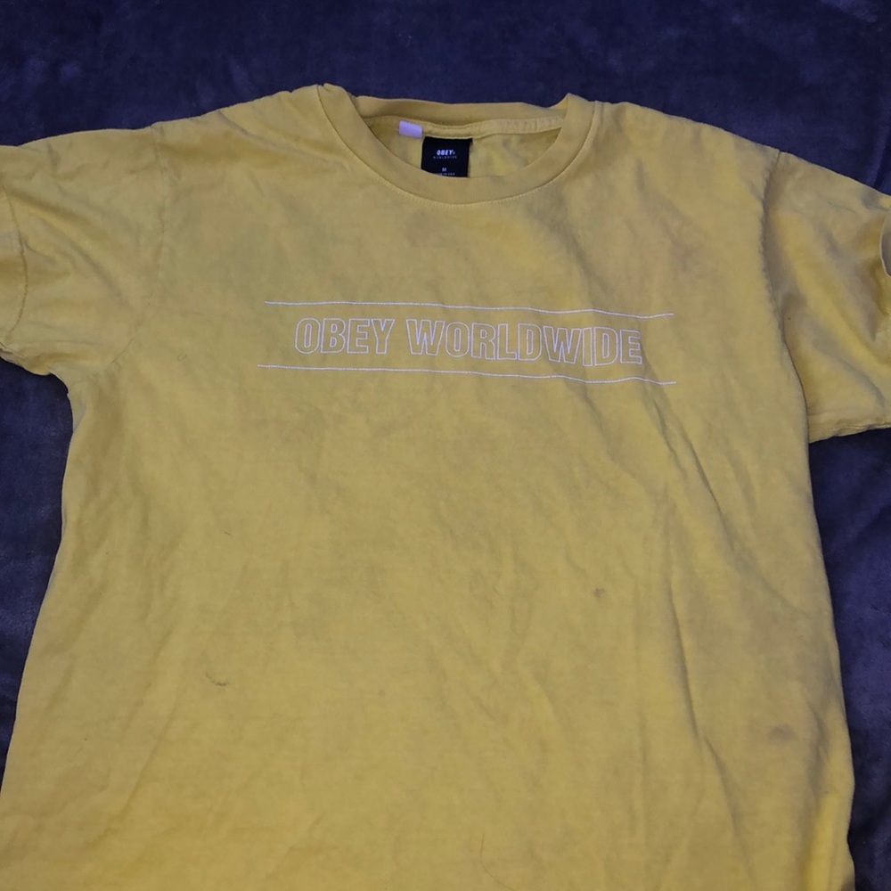 OBEY Yellow T-Shirt